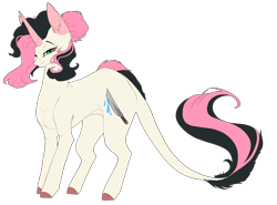 Size: 3835x2839 | Tagged: safe, artist:crazllana, derpibooru import, oc, oc:crybaby, pony, unicorn, female, high res, mare, simple background, solo, transparent background