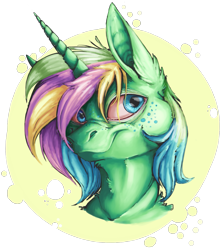 Size: 1309x1481 | Tagged: safe, artist:baccizoof, derpibooru import, oc, oc only, pony, unicorn, abstract background, female, freckles, mare, red eyes, simple background, smiling, solo, transparent background