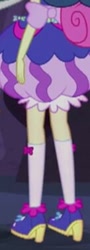 Size: 136x376 | Tagged: safe, screencap, bon bon, sweetie drops, equestria girls, legend of everfree, clothes, cropped, crystal gala, dress, high heels, legs, pictures of legs, socks, solo