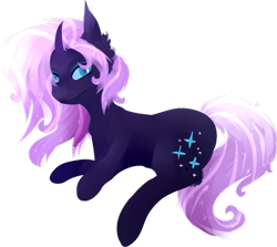 Size: 902x803 | Tagged: safe, artist:poppy-opium, nightmare rarity, pony, simple background, solo, transparent background