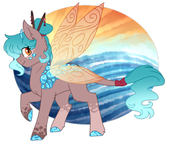 Size: 1068x933 | Tagged: safe, artist:cloud-drawings, oc, oc only, oc:pele, original species, pony, female, grottoling, raised hoof, simple background, solo, transparent background