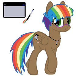 Size: 5000x5000 | Tagged: safe, artist:evilangeljs, oc, oc only, oc:penpal, absurd resolution, cutie mark, rainbow hair, rainbow tail, simple background, solo, transparent background, vector