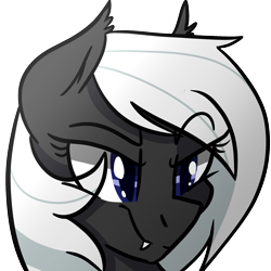 Size: 2500x2500 | Tagged: safe, artist:themodpony, oc, oc only, oc:stargazer, bat pony, pony, cute, cute little fangs, fangs, female, icon