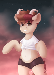 Size: 1444x2000 | Tagged: safe, artist:spirit-dude, derpibooru import, oc, oc only, belly button, bipedal, femboy, male, solo