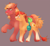 Size: 7025x6447 | Tagged: safe, artist:bewarethemusicman, derpibooru import, big macintosh, sunburst, absurd resolution, crack shipping, freckles, gay, leonine tail, macburst, male, raised hoof, saddle bag, shipping, unshorn fetlocks