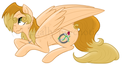 Size: 1568x835 | Tagged: safe, artist:legally-psychotic, oc, oc only, oc:darkhorse, pegasus, pony, female, mare, prone, simple background, solo, transparent background