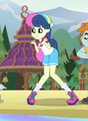 Size: 373x516 | Tagged: safe, screencap, bon bon, snips, sweetie drops, equestria girls, legend of everfree, cropped, solo focus