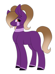 Size: 1393x1869 | Tagged: safe, artist:cyrinthia, oc, oc only, oc:anastasia, earth pony, pony, female, hair over one eye, mare, simple background, solo, tongue out, transparent background