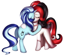 Size: 2103x1800 | Tagged: safe, artist:divlight, oc, oc only, pony, unicorn, clothes, dress, female, kissing, lesbian, mare, simple background, transparent background