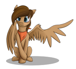 Size: 1024x939 | Tagged: safe, artist:marmorexx, oc, oc only, oc:kite waver, pegasus, pony, male, one wing out, simple background, sitting, solo, stallion, transparent background