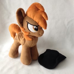 Size: 960x960 | Tagged: safe, artist:burgunzik, oc, oc only, oc:calamity, pegasus, pony, fallout equestria, hat, irl, male, photo, plushie, solo, stallion