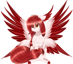 Size: 1024x889 | Tagged: safe, artist:little-sketches, oc, oc only, oc:sora, pegasus, pony, seraph, eye clipping through hair, female, mare, multiple wings, simple background, solo, transparent background