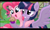 Size: 1298x788 | Tagged: safe, artist:ravenevert, derpibooru import, pinkie pie, twilight sparkle, twilight sparkle (alicorn), alicorn, earth pony, pony, cupcake, flag, food, happy