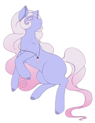 Size: 500x649 | Tagged: safe, artist:sirenibe, oc, oc only, oc:rosabella thorn, earth pony, pony, jewelry, pendant, solo