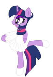 Size: 660x948 | Tagged: safe, artist:lorettafox, twilight sparkle, twilight sparkle (alicorn), alicorn, pony, ballet, dancing, hilarious in hindsight, solo