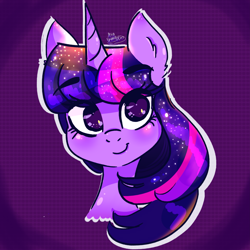 Size: 5511x5511 | Tagged: safe, artist:nsyubakastudio, twilight sparkle, absurd resolution, cute, looking at you, smiling, solo