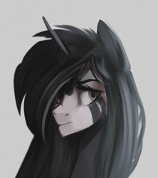 Size: 800x900 | Tagged: safe, artist:orfartina, oc, oc only, pony, unicorn, bust, portrait, solo