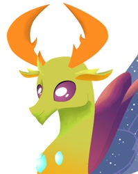 Size: 745x937 | Tagged: safe, artist:kirbymlp, thorax, changedling, changeling, to where and back again, fanart, king thorax, solo