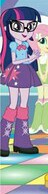 Size: 48x194 | Tagged: safe, screencap, fluttershy, twilight sparkle, twilight sparkle (alicorn), alicorn, dance magic, equestria girls, spoiler:eqg specials, boots, clothes, cropped, error, glasses, i can't believe it's not sci-twi, picture for breezies, skirt, smiling