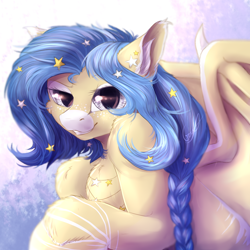 Size: 1000x1000 | Tagged: safe, artist:peachmayflower, oc, oc only, anthro, pegasus, female, mare, solo