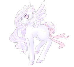 Size: 963x879 | Tagged: safe, artist:rosewend, oc, oc only, oc:dove, oc:dovelynn, pegasus, pony, multicolored hair, simple background, transparent background, white coat