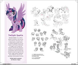 Size: 1688x1400 | Tagged: safe, artist:daniella demysh, artist:maahir pandie, twilight sparkle, twilight sparkle (alicorn), alicorn, pony, comic:the many faces of twilight sparkle, my little pony: the movie, the art of my little pony: the movie, concept art, facial expressions, female, mare, official, official art