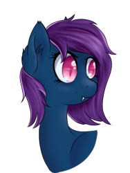 Size: 600x800 | Tagged: dead source, safe, artist:vulsegardt, oc, oc only, oc:nightshade, bat pony, pony, bust, fangs, female, image macro, mare, meme, portrait, simple background, solo, transparent background