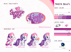 Size: 1240x912 | Tagged: safe, artist:dominique shiels, sweetie belle, sweetie belle (g3), pony, g3.5, ballerina, reference sheet