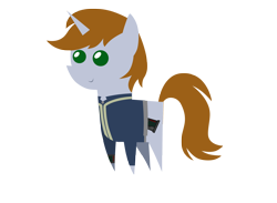 Size: 3182x2327 | Tagged: safe, artist:aborrozakale, oc, oc only, oc:littlepip, pony, unicorn, fallout equestria, clothes, cutie mark, fanfic, fanfic art, female, high res, horn, mare, pipbuck, pointy ponies, simple background, smiling, solo, transparent background, vault suit, vector