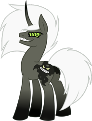 Size: 693x905 | Tagged: safe, artist:tambelon, oc, oc only, oc:terror tale, pony, unicorn, female, mare, solo