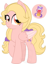 Size: 522x700 | Tagged: safe, artist:tambelon, oc, oc only, oc:pixie dust, pegasus, pony, female, filly, solo, watermark