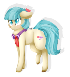 Size: 685x753 | Tagged: safe, artist:twinkepaint, coco pommel, simple background, solo, white background