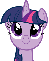 Size: 3212x4000 | Tagged: safe, artist:zachgamer77, twilight sparkle, pony, unicorn, the return of harmony, bust, cute, female, mare, portrait, simple background, smiling, solo, transparent background, twiabetes, vector