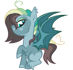 Size: 992x961 | Tagged: safe, artist:sugahfox, oc, oc only, bat pony, pony, female, mare, simple background, solo, transparent background