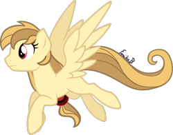 Size: 1348x1058 | Tagged: safe, artist:tuppkam1, oc, oc only, oc:alice goldenfeather, pegasus, pony, female, mare, simple background, solo, transparent background