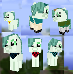 Size: 568x570 | Tagged: safe, artist:minus, oc, oc only, oc:emerald jewel, earth pony, pony, amulet, child, colt, colt quest, cute, foal, male, mine little pony, minecraft, skin, solo