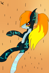 Size: 1000x1500 | Tagged: safe, artist:winterflaze26, midna, ponified, ponytail, solo, the legend of zelda