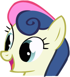 Size: 289x319 | Tagged: safe, artist:dolphers, bon bon, sweetie drops, earth pony, pony, amused, bon bon is amused, bust, female, mare, portrait, simple background, smiling, solo, transparent background, vector