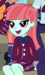 Size: 146x244 | Tagged: safe, screencap, melon mint, equestria girls, friendship games, background human, clothes, cropped, crystal prep academy uniform, school uniform