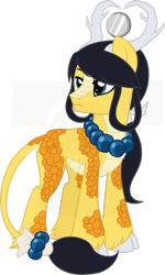 Size: 600x1000 | Tagged: safe, artist:tambelon, oc, oc only, oc:foxfire, kirin, cloven hooves, female, solo