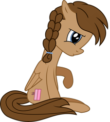 Size: 7080x7826 | Tagged: safe, artist:dashedrainbows, derpibooru exclusive, edit, oc, oc only, oc:dashedrainbows, pegasus, pony, .svg available, absurd resolution, braid, cutie mark, simple background, solo, transparent background, vector