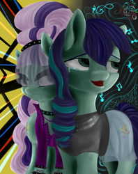 Size: 1024x1293 | Tagged: safe, artist:com3tfire, coloratura, earth pony, pony, clothes, countess coloratura, female, mare, open mouth, rara