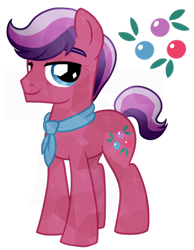 Size: 600x773 | Tagged: safe, artist:tambelon, oc, oc only, oc:crystal berry, crystal pony, pony, male, solo, stallion