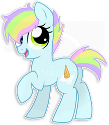 Size: 600x691 | Tagged: safe, artist:tambelon, oc, oc only, oc:tootie fruity, earth pony, pony, female, solo