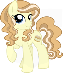 Size: 600x697 | Tagged: safe, artist:tambelon, oc, oc only, oc:cream puff, earth pony, pony, female, mare, solo