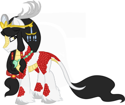 Size: 900x757 | Tagged: safe, artist:tambelon, oc, oc only, oc:amaterasu, kirin, female, solo, unshorn fetlocks