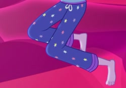 Size: 547x381 | Tagged: safe, screencap, sci-twi, twilight sparkle, equestria girls, legend of everfree, clothes, cropped, feet, legend of everfeet, legs, pajamas, pictures of legs