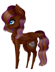 Size: 1393x1820 | Tagged: safe, artist:bonniebatman, oc, oc only, oc:amand wolf, pegasus, pony, chibi, simple background, solo, transparent background