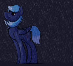 Size: 4000x3643 | Tagged: safe, artist:noxy, oc, oc only, oc:noxy, pony, rain, sad