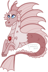 Size: 600x887 | Tagged: safe, artist:tambelon, oc, oc only, hippocampus, merpony, siren, female, simple background, siren oc, solo, transparent background